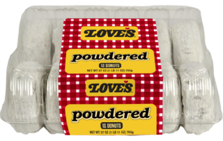 Love's Powdered Donuts 12 Pack