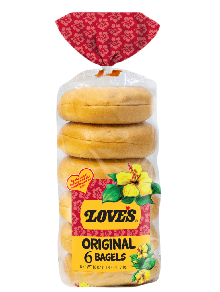 Loves Original Bagels 6 pack