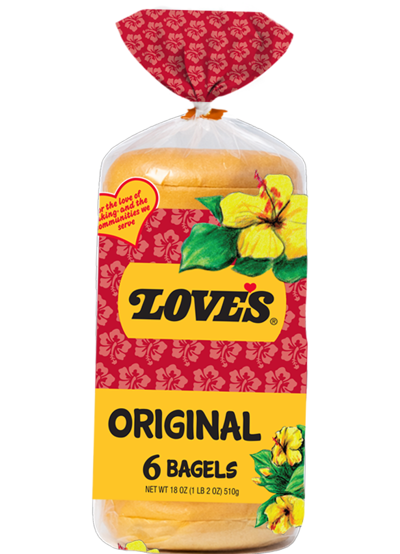 Loves Original Bagels 6 pack